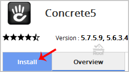 Install Concrete5 via Softaculous-websiteroof