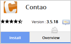Install Contao via Softaculous-websiteroof