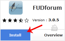 Install FUDforum Forum via Softaculous-websiteroof