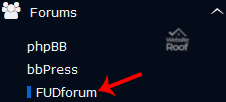 Install FUDforum Forum via Softaculous-websiteroof