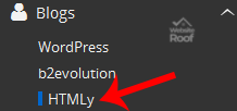 Install HTMLy via Softaculous