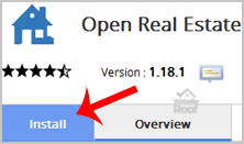 Install Open Real Estate via Softaculous