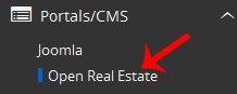 Install Open Real Estate via Softaculous