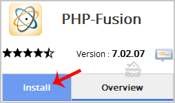 Install PHP-Fusion via Softaculous