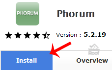 Install Phorum Forum via Softaculous-websiteroof