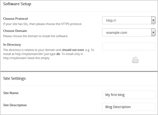 Install Serendipity via Softaculous