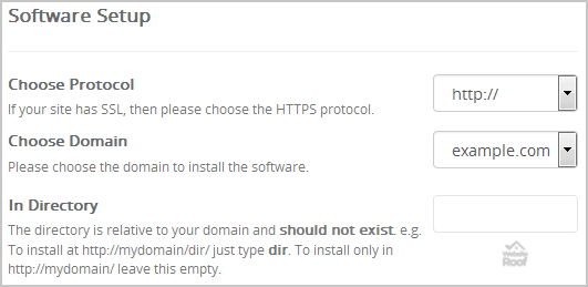 Install Silex via Softaculous-websiteroof