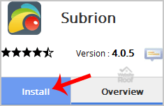 Install Subrion via Softaculous-websiteroof
