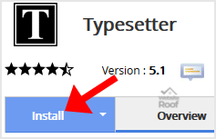 Install Typesetter via Softaculous-websiteroof