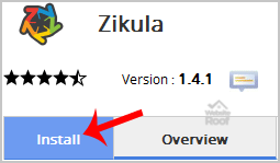 Install Zikula via Softaculous-websiteroof