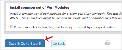 installing cPanel-websiteroof