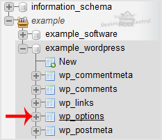 edit database table via phpMyAdmin in cPanel-websiteroof