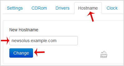 Hostname-websiteroof