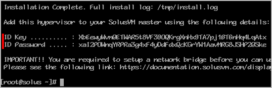 SolusVM, Install, control panel