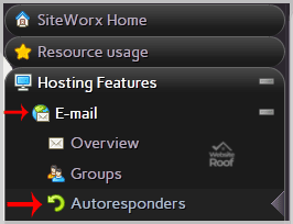 How to create an E-mail Autoresponder when you are unavailable or on vacation in SiteWorx?