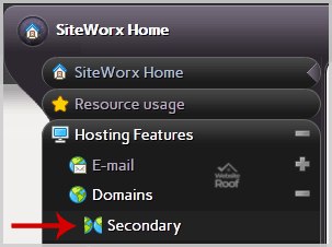 How to Add a Secondary Domains to SiteWorx?