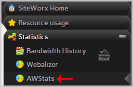 How to Access AWStats in SiteWorx?