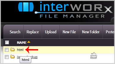 SiteWorx FileManager