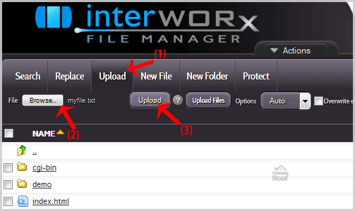 SiteWorx FileManager