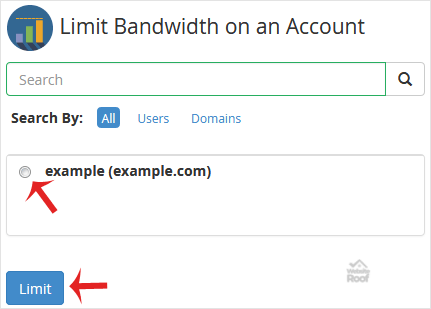 Limit Bandwidth Usage