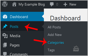How to add a new category in WordPress?