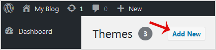  New Theme in WordPress