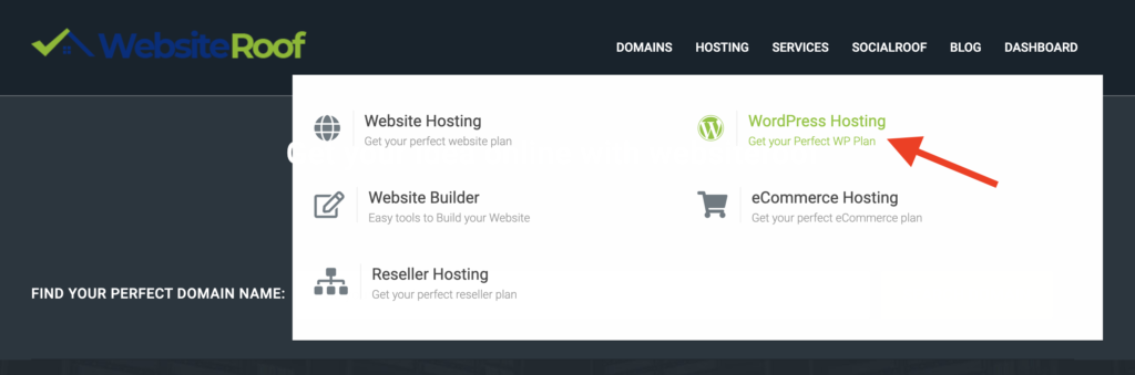 WordPress hosting-websiteroof