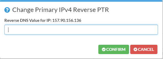 Reverse PTR
